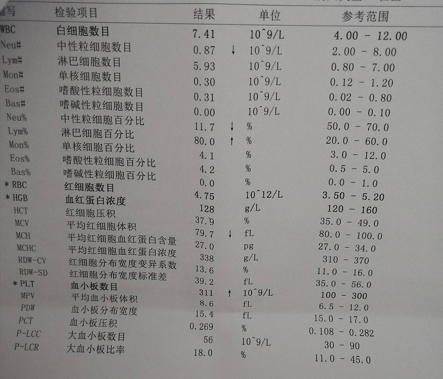 中性粒细胞低